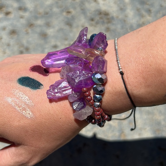 Layered Crystal Bracelets - Picture 6 of 6
